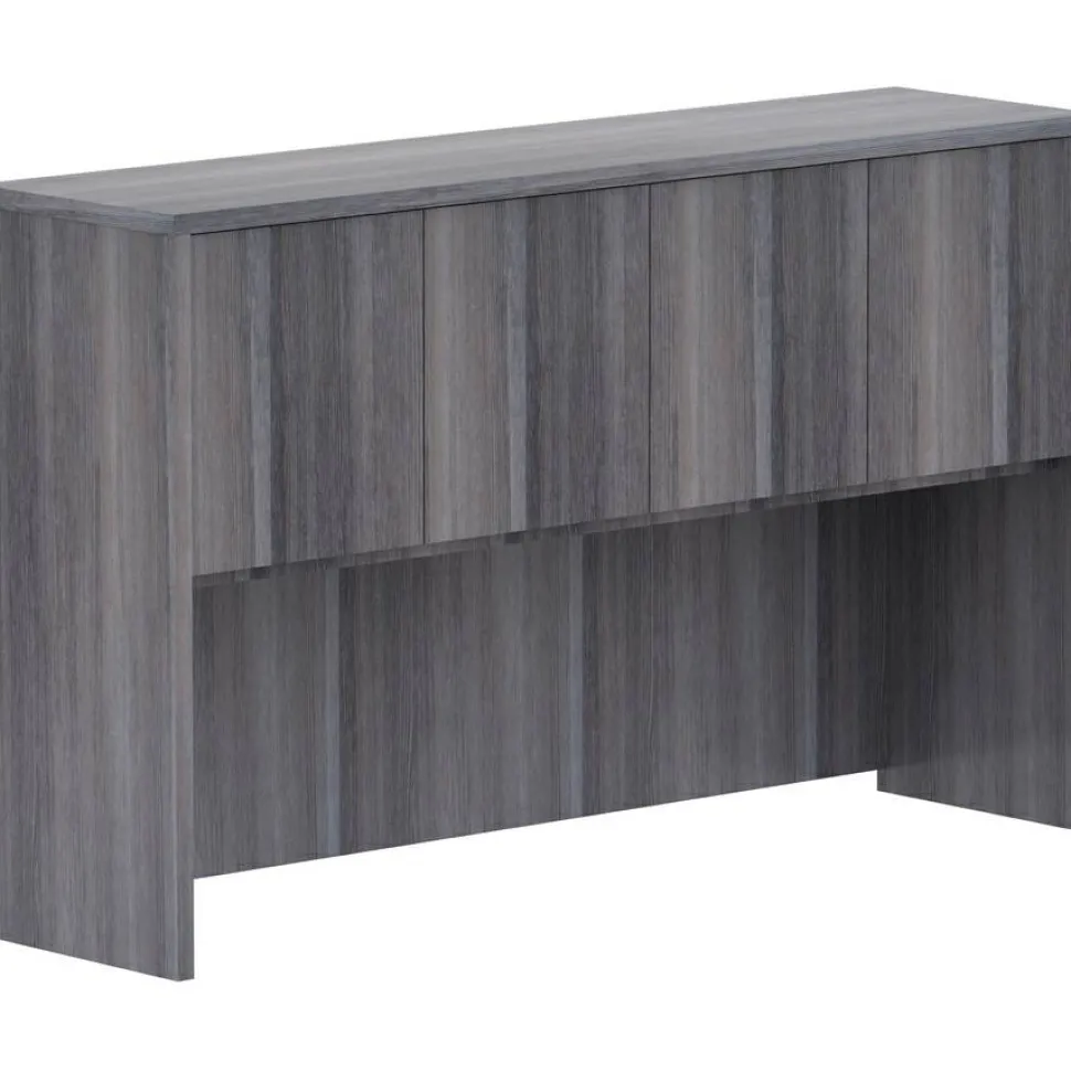 Lorell Essentials Series Stack-on Hutch with Doors