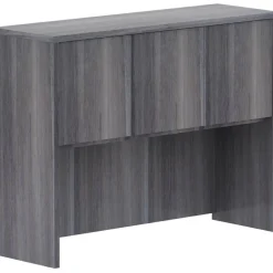 Lorell Essentials Series Stack-on Hutch with Doors