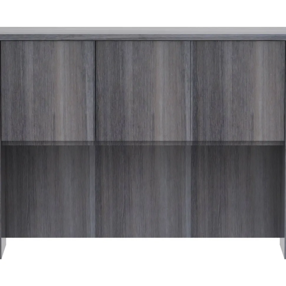 Lorell Essentials Series Stack-on Hutch with Doors