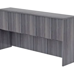 Lorell Essentials Series Stack-on Hutch with Doors