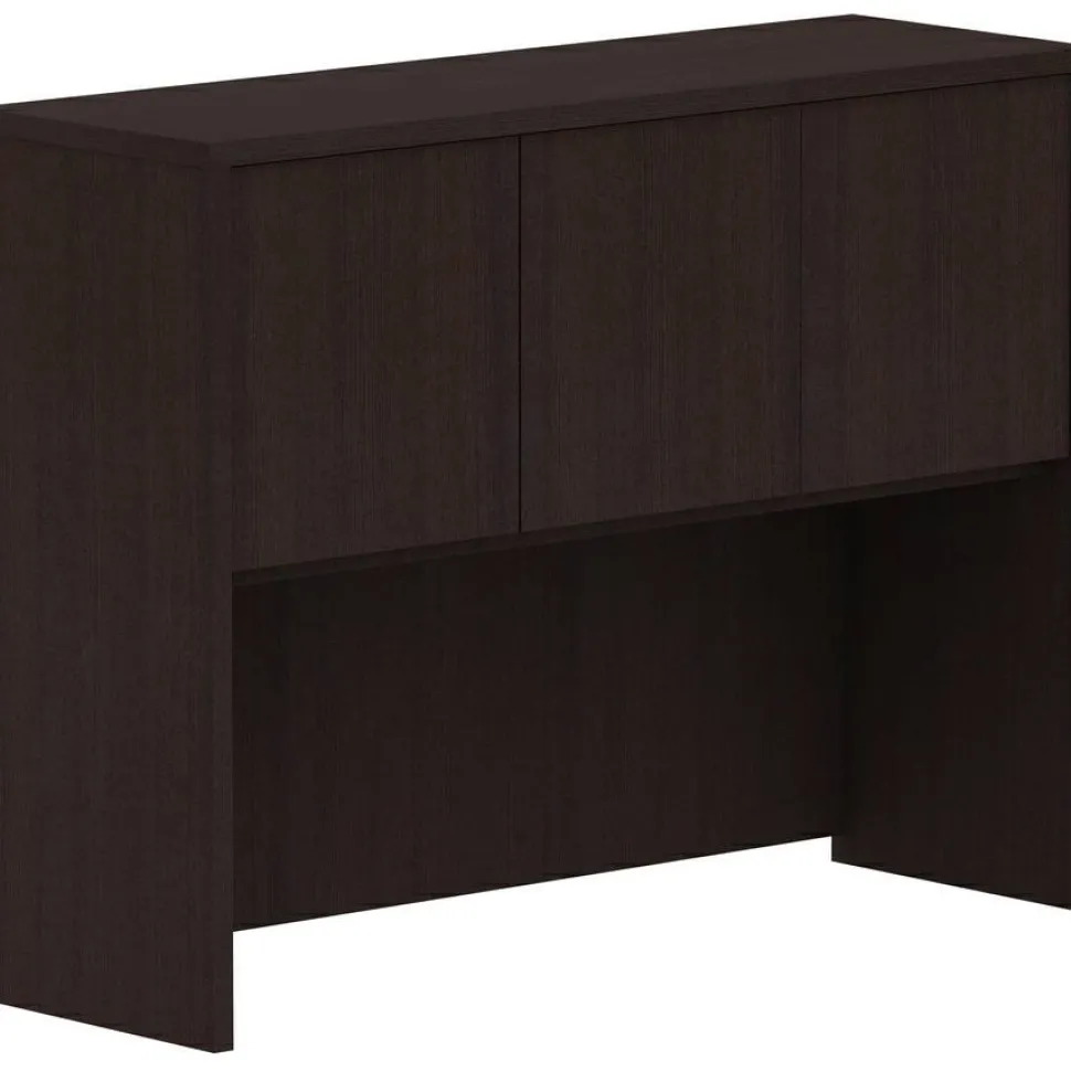 Lorell Essentials Series Stack-on Hutch with Doors