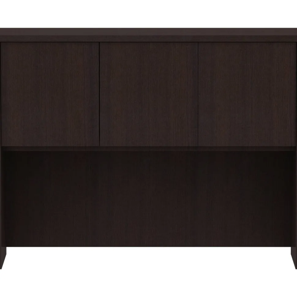 Lorell Essentials Series Stack-on Hutch with Doors