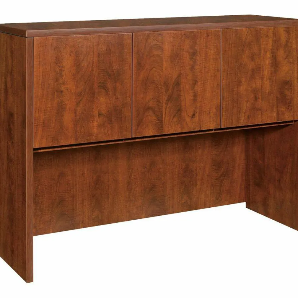 Lorell Essentials Series Stack-on Hutch with Doors