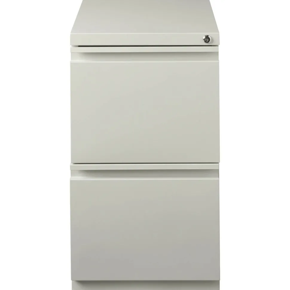 Lorell 20" File/File Mobile File Cabinet with Full-Width Pull