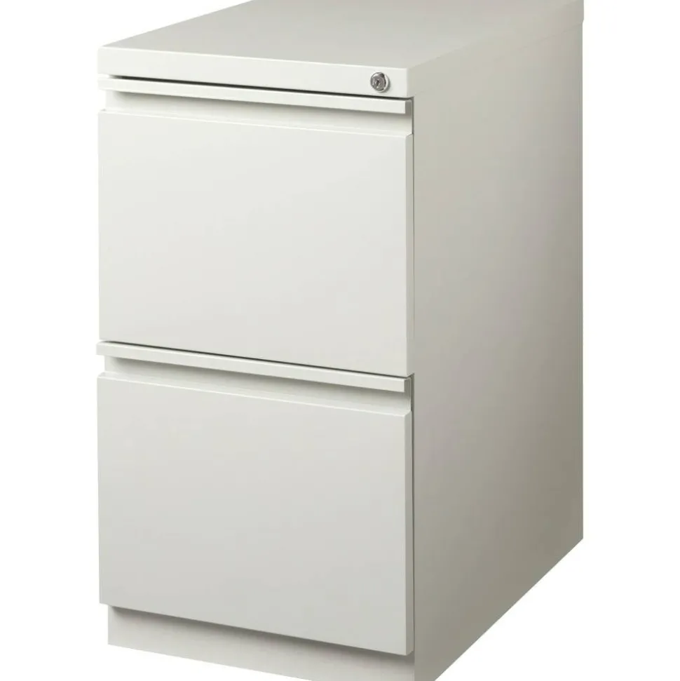 Lorell 20" File/File Mobile File Cabinet with Full-Width Pull
