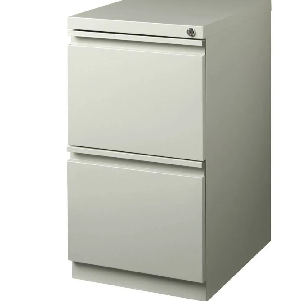 Lorell 20" File/File Mobile File Cabinet with Full-Width Pull