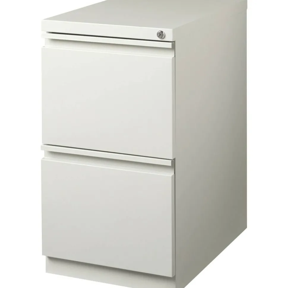 Lorell 23" File/File Mobile File Cabinet with Full-Width Pull