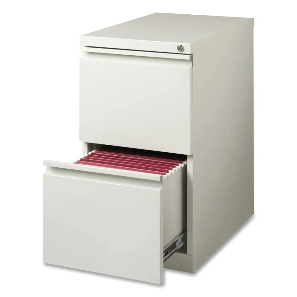 Lorell 23" File/File Mobile File Cabinet with Full-Width Pull