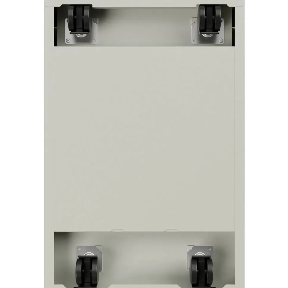 Lorell 23" File/File Mobile File Cabinet with Full-Width Pull