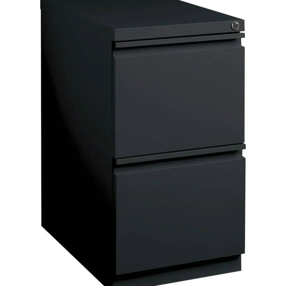 Lorell 20" File/File Mobile File Cabinet with Full-Width Pull