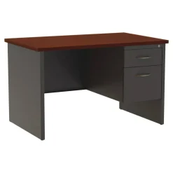Lorell Fortress Modular Series Right-Pedestal Desk
