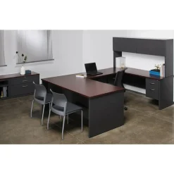 Lorell Fortress Modular Series Right-Pedestal Desk