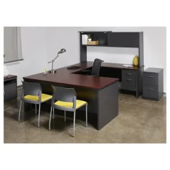 Lorell Fortress Modular Series Double-Pedestal Desk