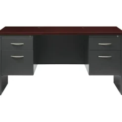Lorell Fortress Modular Series Double-pedestal Credenza