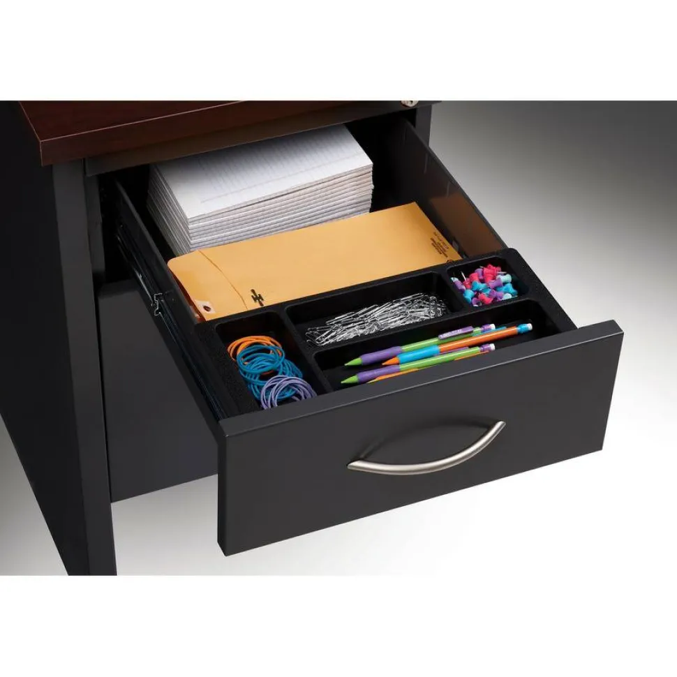 Lorell Fortress Modular Series Double-pedestal Credenza