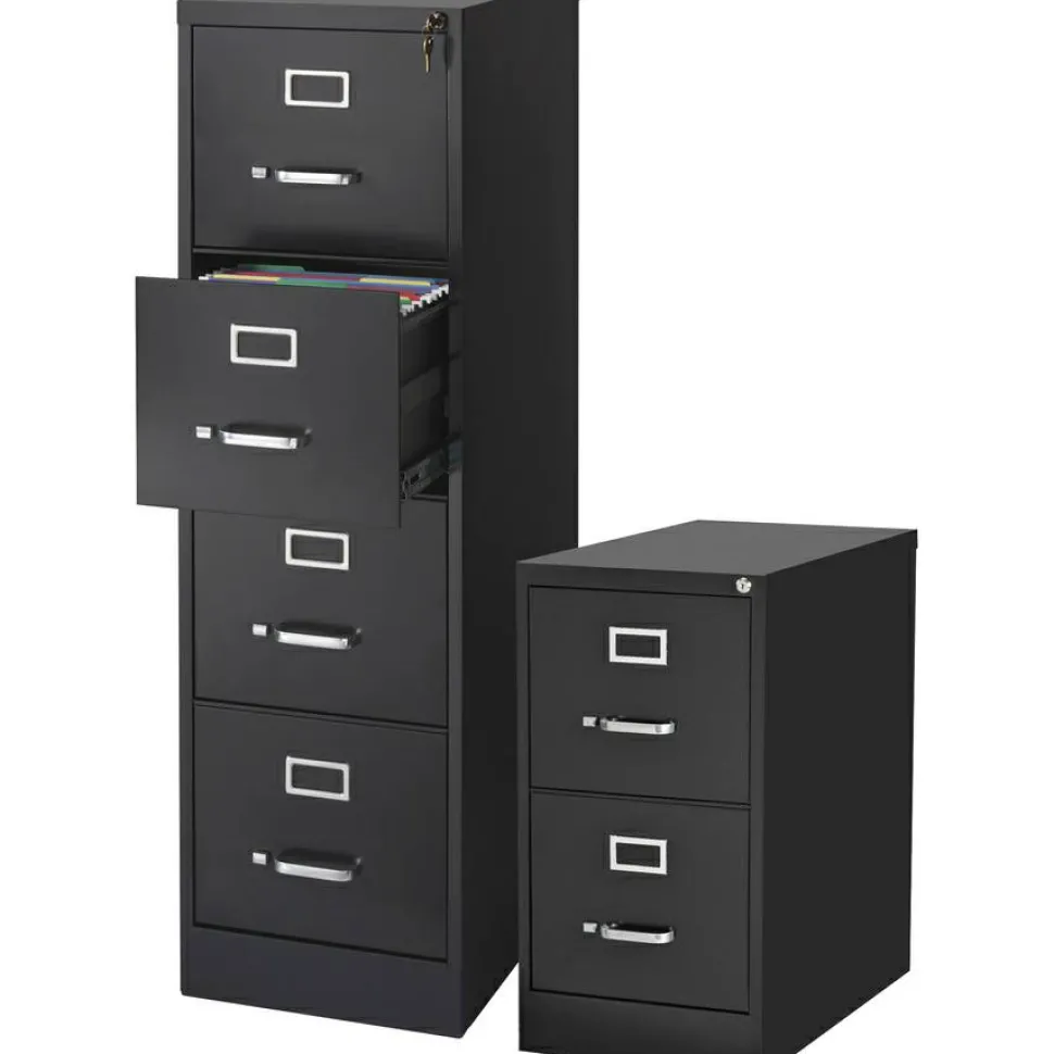 Lorell Fortress Series 22" Commercial-Grade Vertical File Cabinet