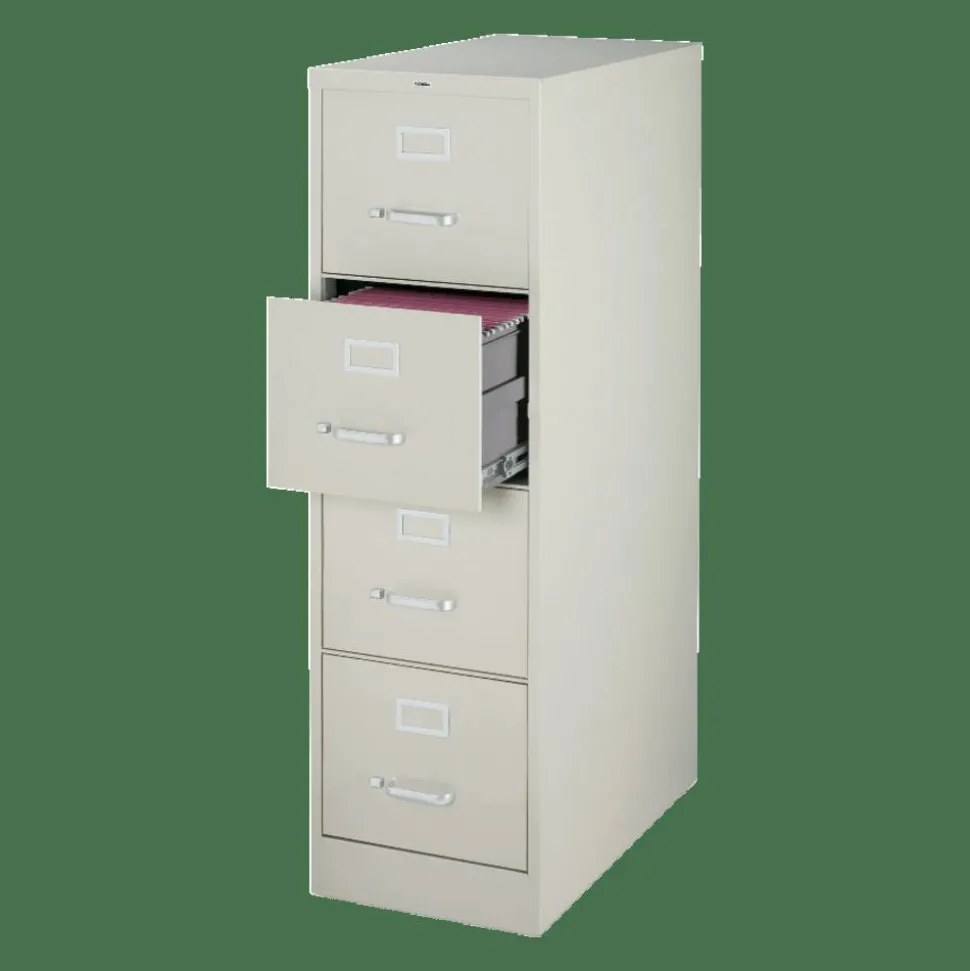 Lorell Fortress Series 22" Commercial-Grade Vertical File Cabinet