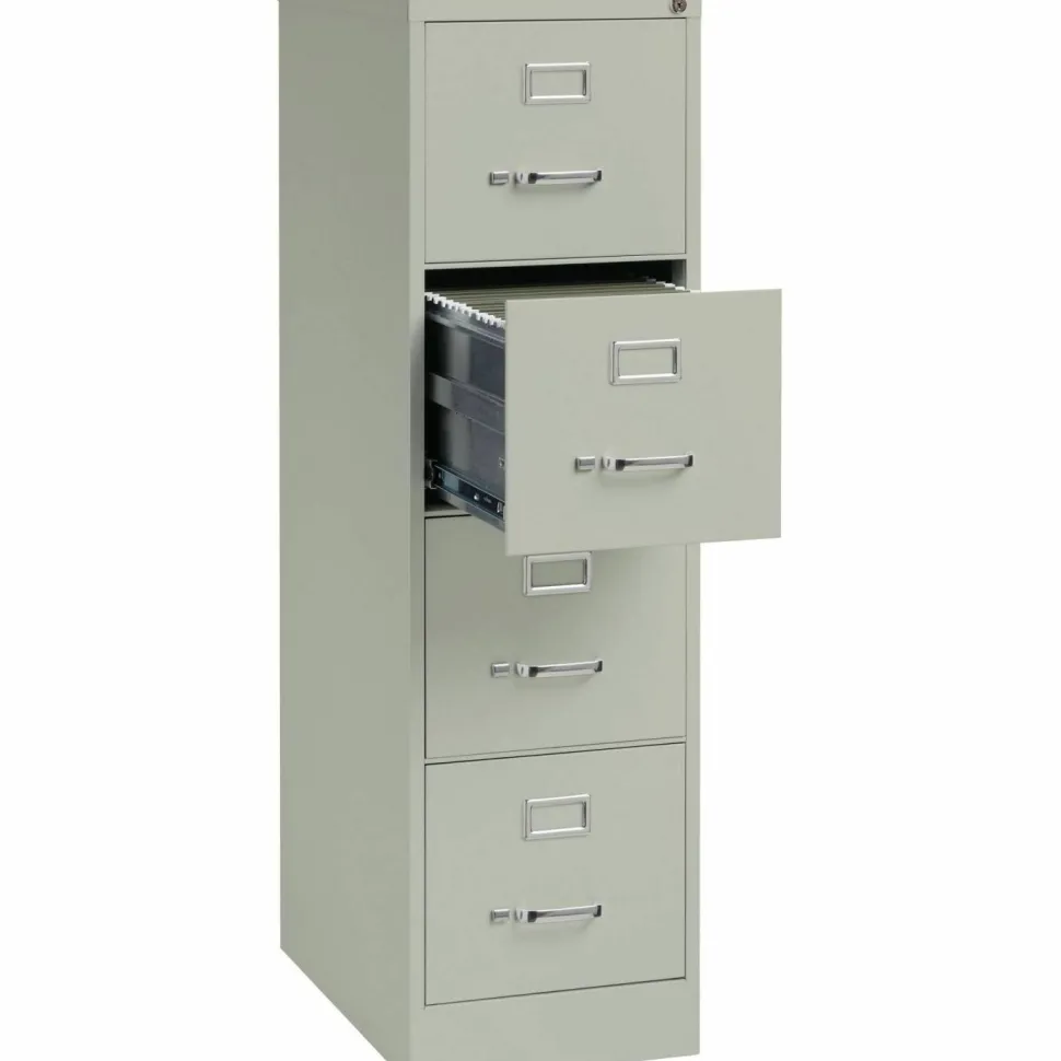 Lorell Fortress Series 25" Commercial-Grade Vertical File Cabinet