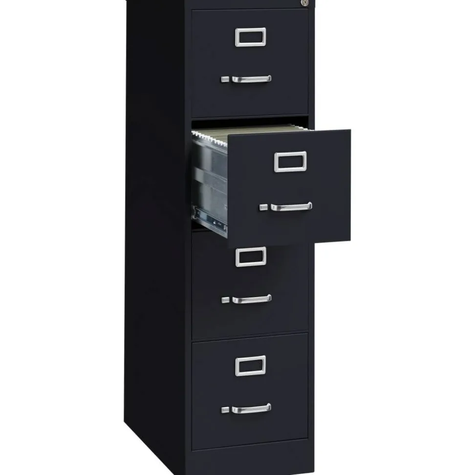 Lorell Fortress Series 25" Commercial-Grade Vertical File Cabinet