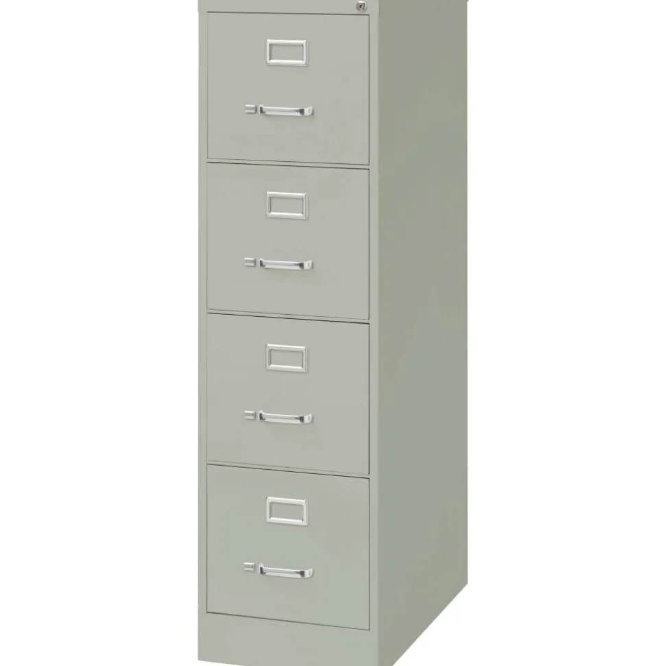Lorell Fortress Series 26-1/2" Commercial-Grade Vertical File Cabinet