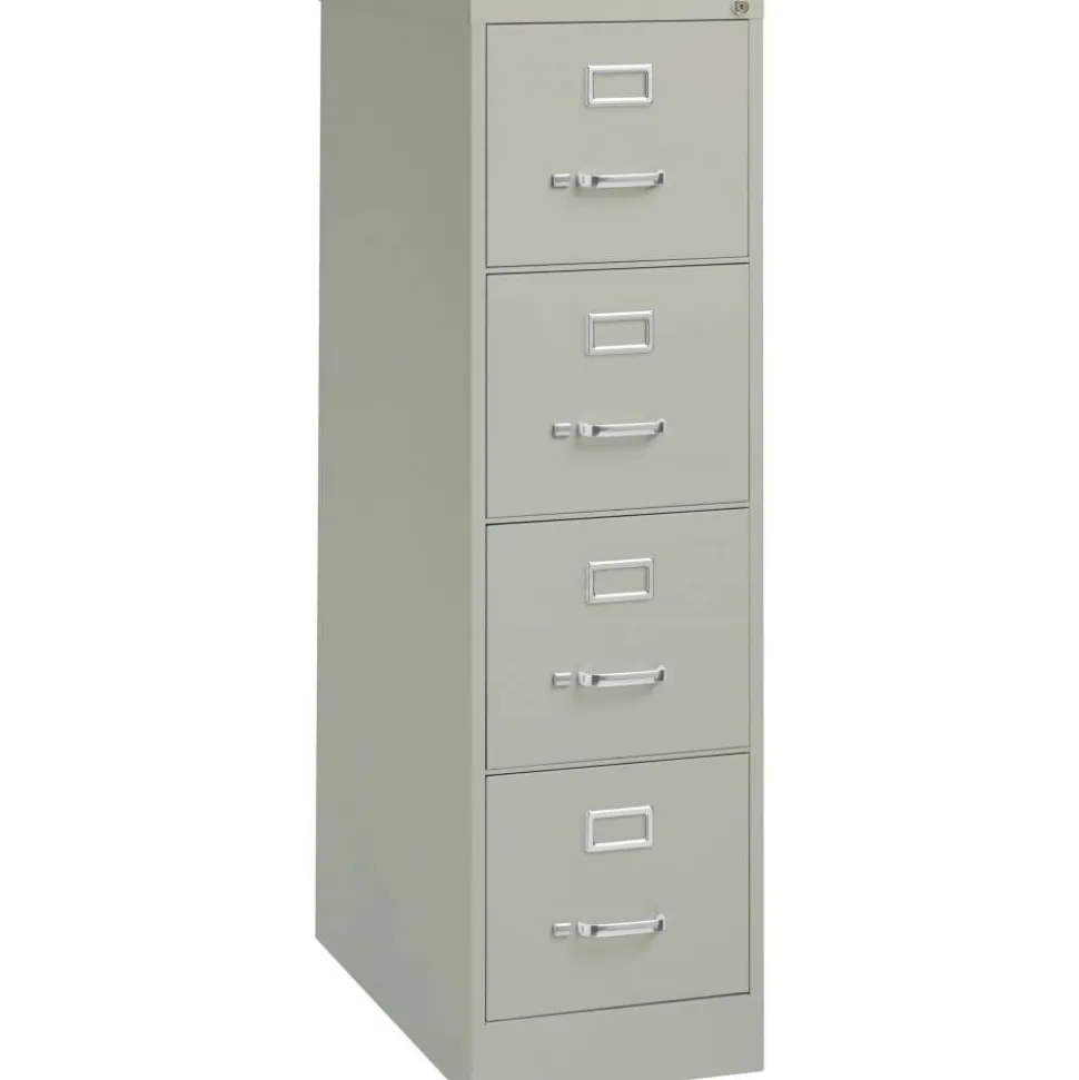 Lorell Fortress Series 26-1/2" Commercial-Grade Vertical File Cabinet