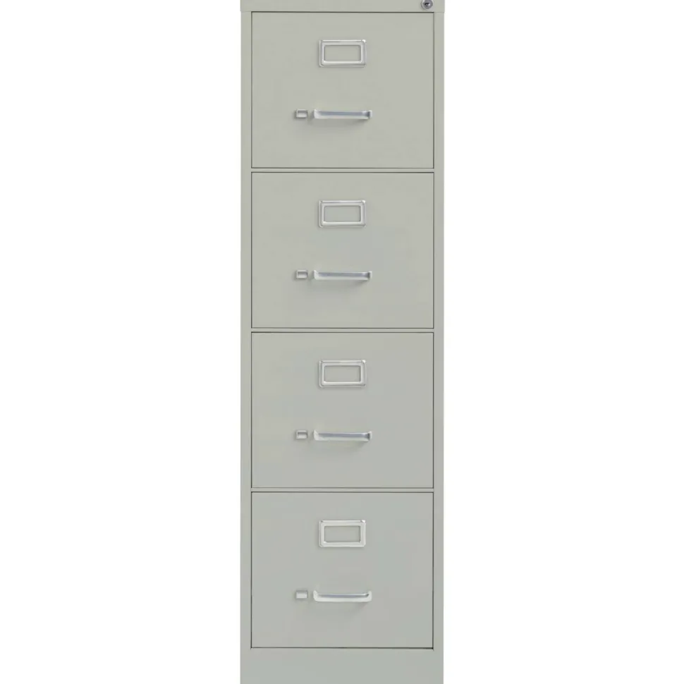 Lorell Fortress Series 26-1/2" Commercial-Grade Vertical File Cabinet