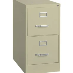 Lorell Fortress Series 22" Commercial-Grade Vertical File Cabinet