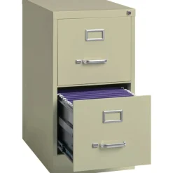 Lorell Fortress Series 22" Commercial-Grade Vertical File Cabinet