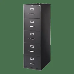 Lorell Fortress Series 26-1/2" Commercial-Grade Vertical File Cabinet