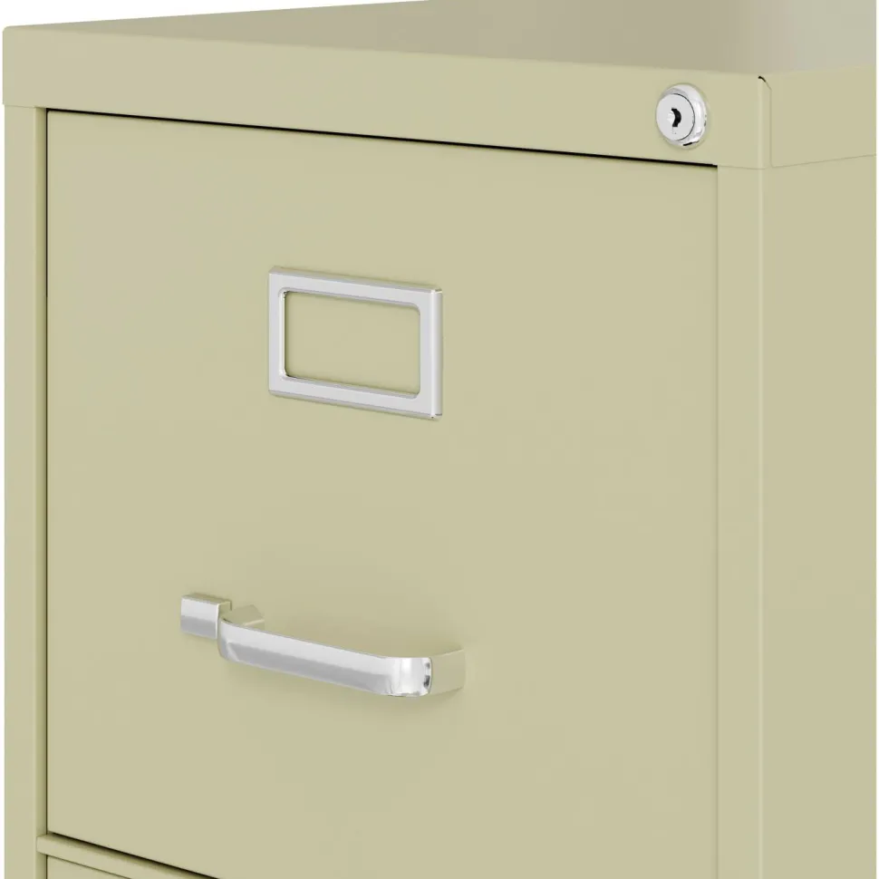 Lorell Fortress Series 22" Commercial-Grade Vertical File Cabinet
