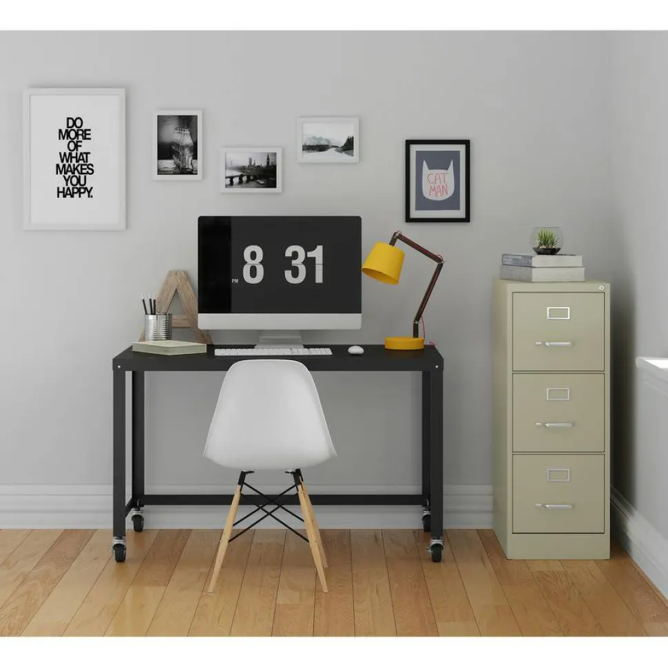 Lorell Fortress Series 22" Commercial-Grade Vertical File Cabinet