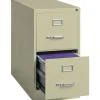 Lorell Fortress Series 26-1/2" Commercial-Grade Vertical File Cabinet
