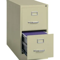 Lorell Fortress Series 26-1/2" Commercial-Grade Vertical File Cabinet