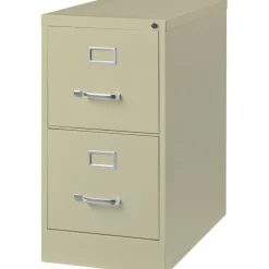 Lorell Fortress Series 26-1/2" Commercial-Grade Vertical File Cabinet