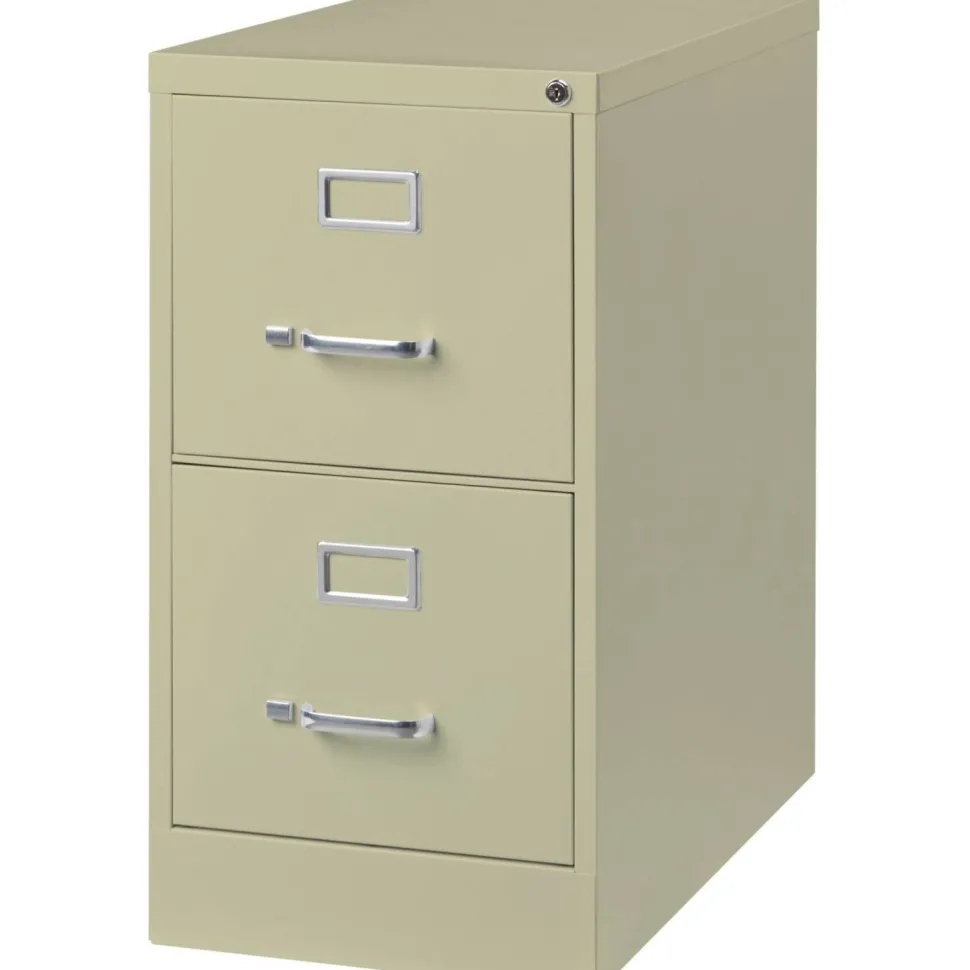 Lorell Fortress Series 26-1/2" Commercial-Grade Vertical File Cabinet