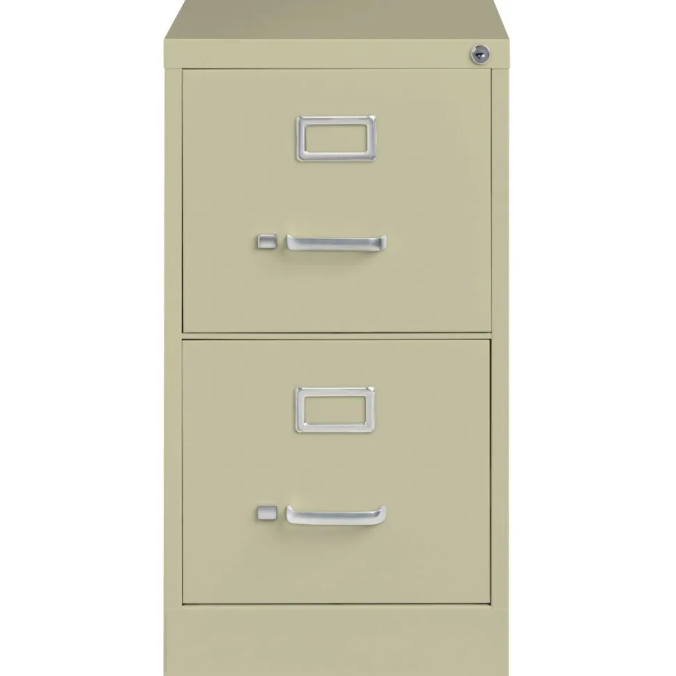 Lorell Fortress Series 26-1/2" Commercial-Grade Vertical File Cabinet