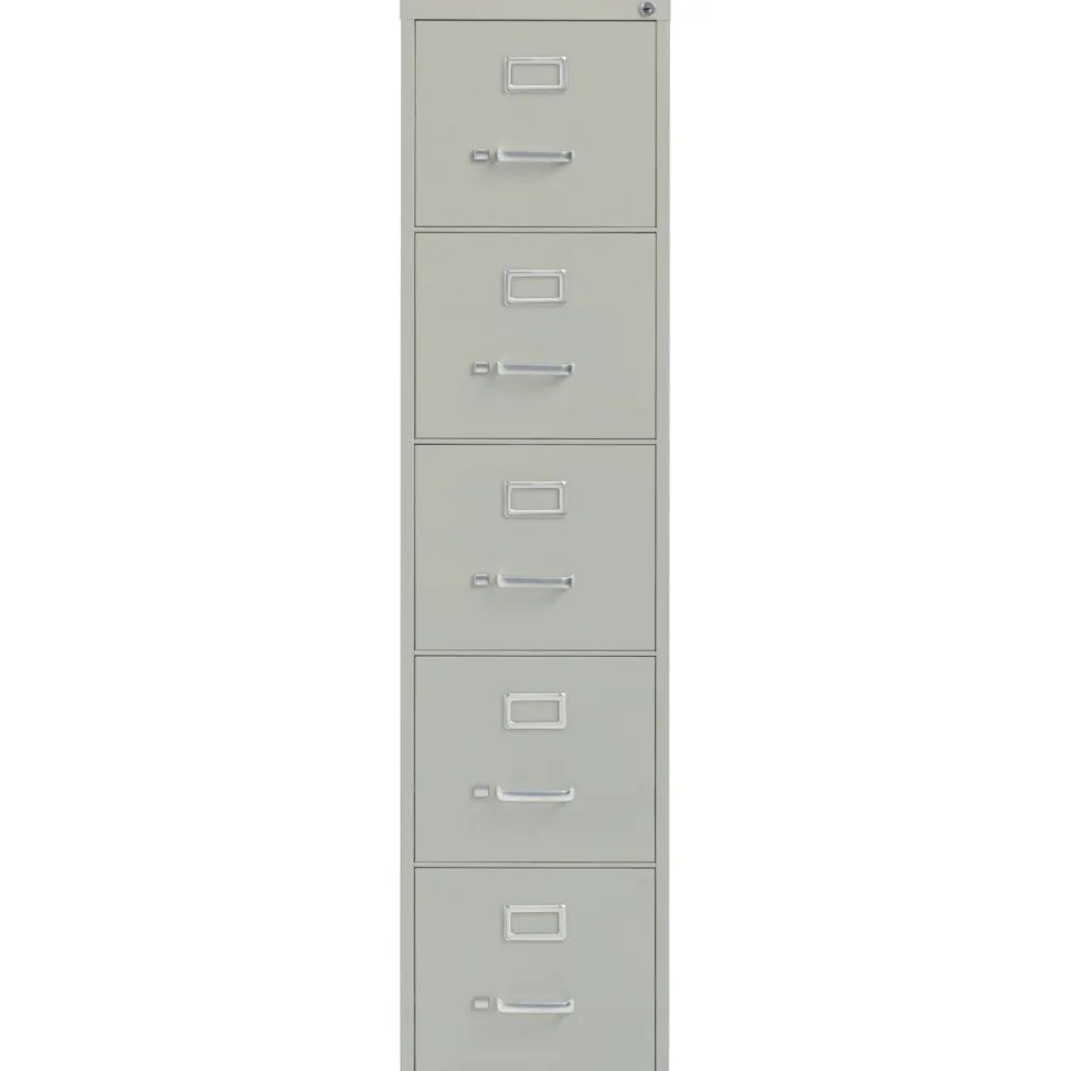 Lorell Fortress Series 26-1/2" Commercial-Grade Vertical File Cabinet
