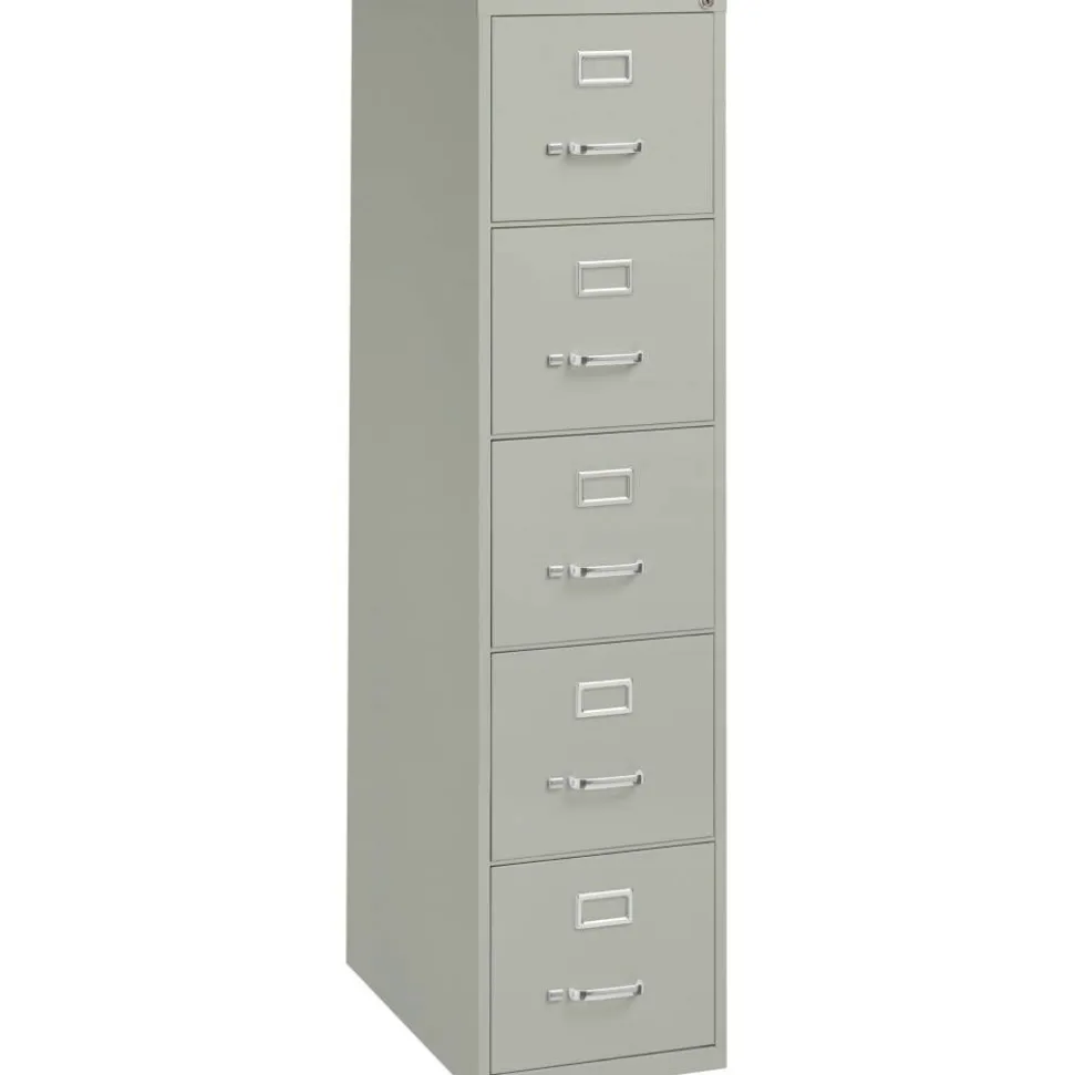 Lorell Fortress Series 26-1/2" Commercial-Grade Vertical File Cabinet