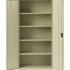 Lorell Fortress Series Steel Storage Cabinet, 5-Shelf, 18