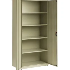 Lorell Fortress Series Steel Storage Cabinet, 5-Shelf, 18