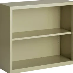 Lorell Fortress Series Steel Modular Shelving Bookcase, 2-Shelf, 30