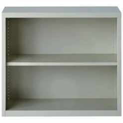 Lorell Fortress Series Steel Modular Shelving Bookcase, 2-Shelf, 30