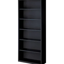 Lorell Fortress Series Steel Modular Shelving Bookcase, 6-Shelf, 82
