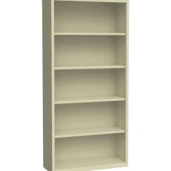 Lorell Fortress Series Steel Modular Shelving Bookcase, 5-Shelf, 72