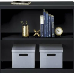 Lorell Fortress Series Steel Modular Shelving Bookcase, 2-Shelf, 30
