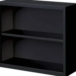 Lorell Fortress Series Steel Modular Shelving Bookcase, 2-Shelf, 30
