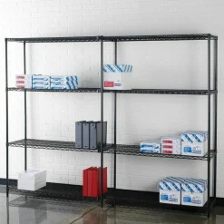 Lorell Industrial Wire Shelving Starter Unit, 36