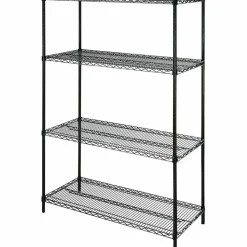 Lorell Industrial Wire Shelving Starter Unit, 48