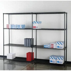 Lorell Industrial Wire Shelving Starter Unit, 48
