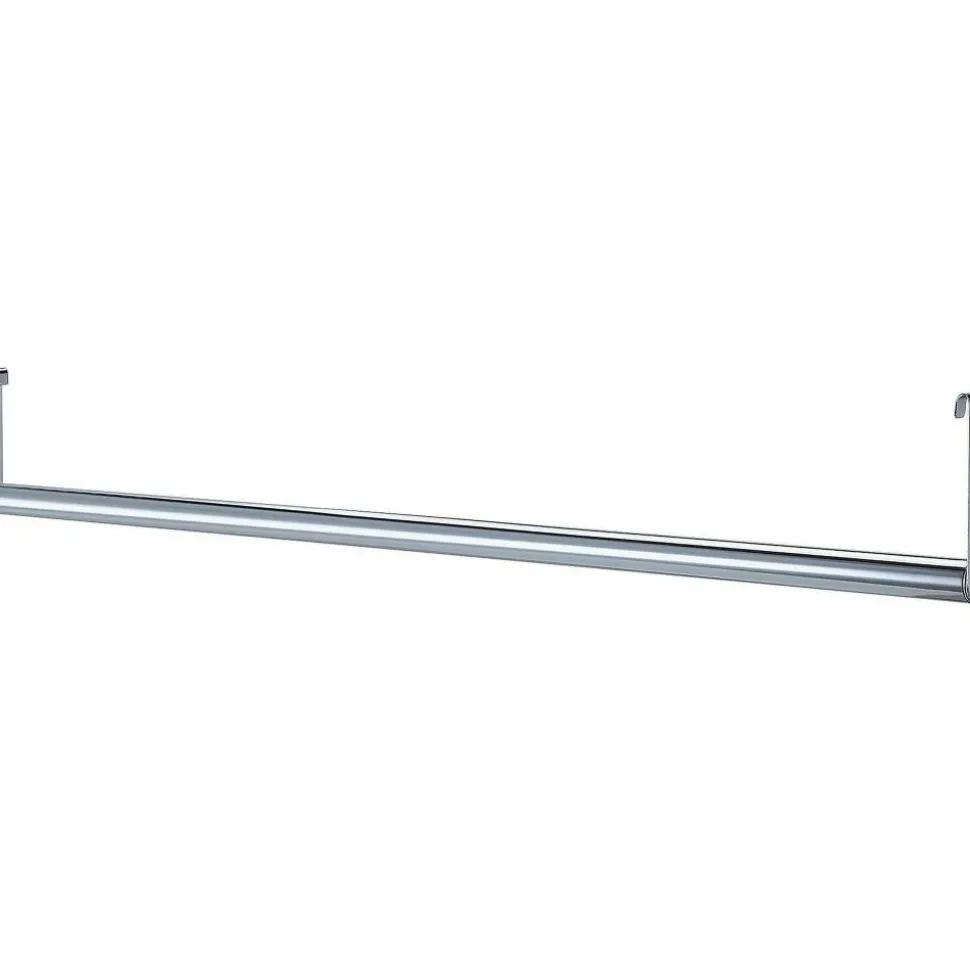 Lorell Industrial Wire Shelving Garment Hanger Bar, 36"W, Chrome
